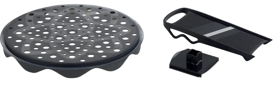 mastrad-topchips-set-produttore-di-chips-mandolina-vaschetta-per-chips-di-frutta image 1