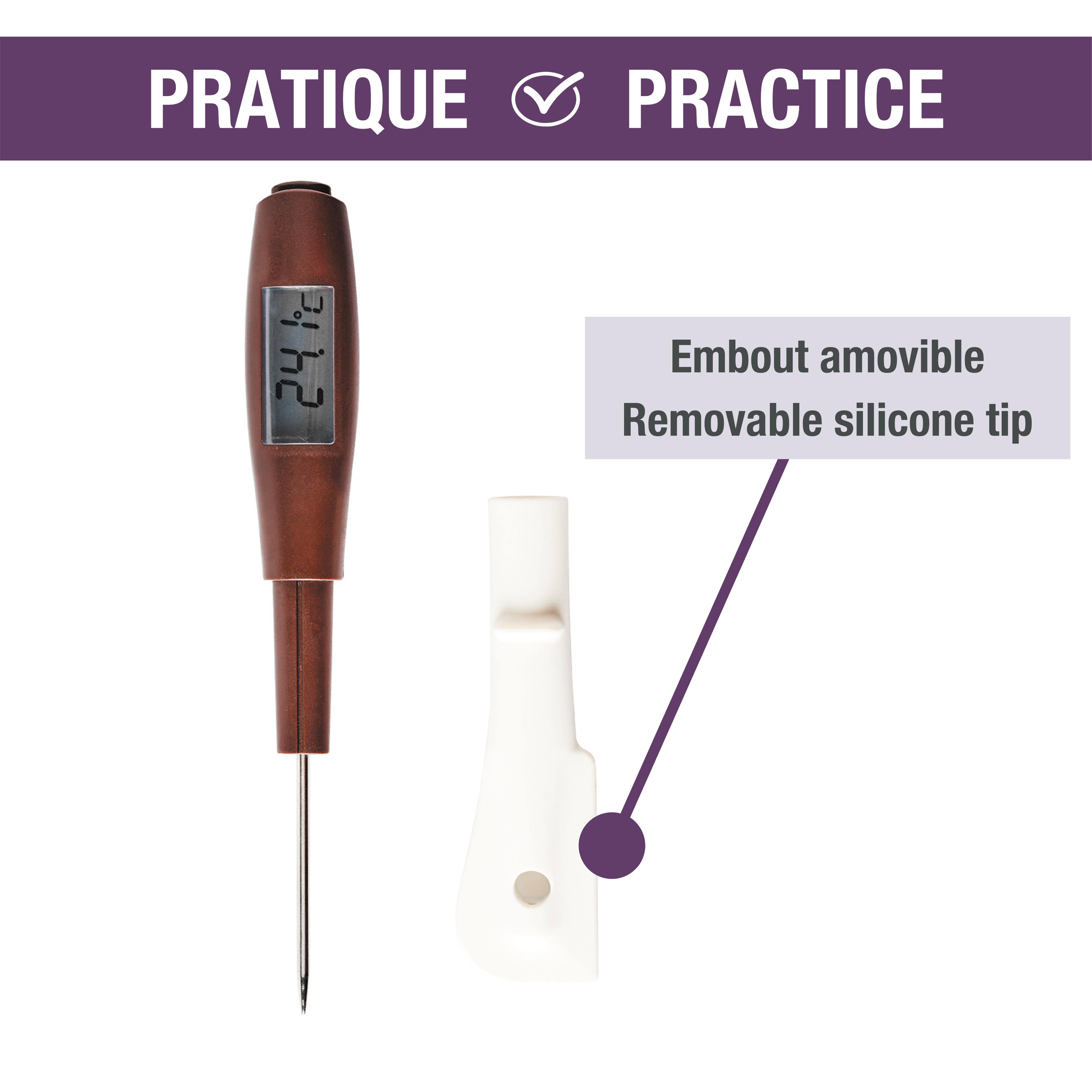 mastrad-m-chocolate-termospatola-2-in-1-spatola-in-silicone-con-sonda-termometro image 7