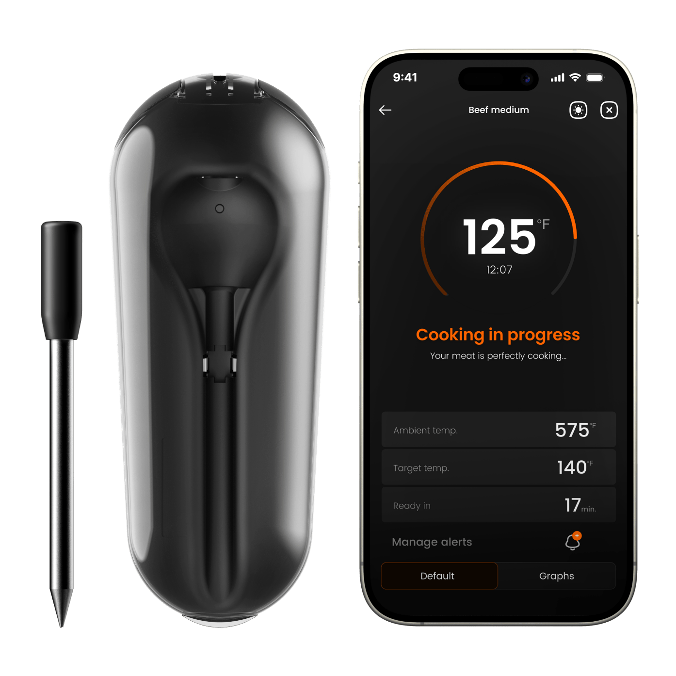 mastrad-meat-it-3-termometro-da-cucina-wireless-per-carne-sonda-bluetooth-con-3- image 1