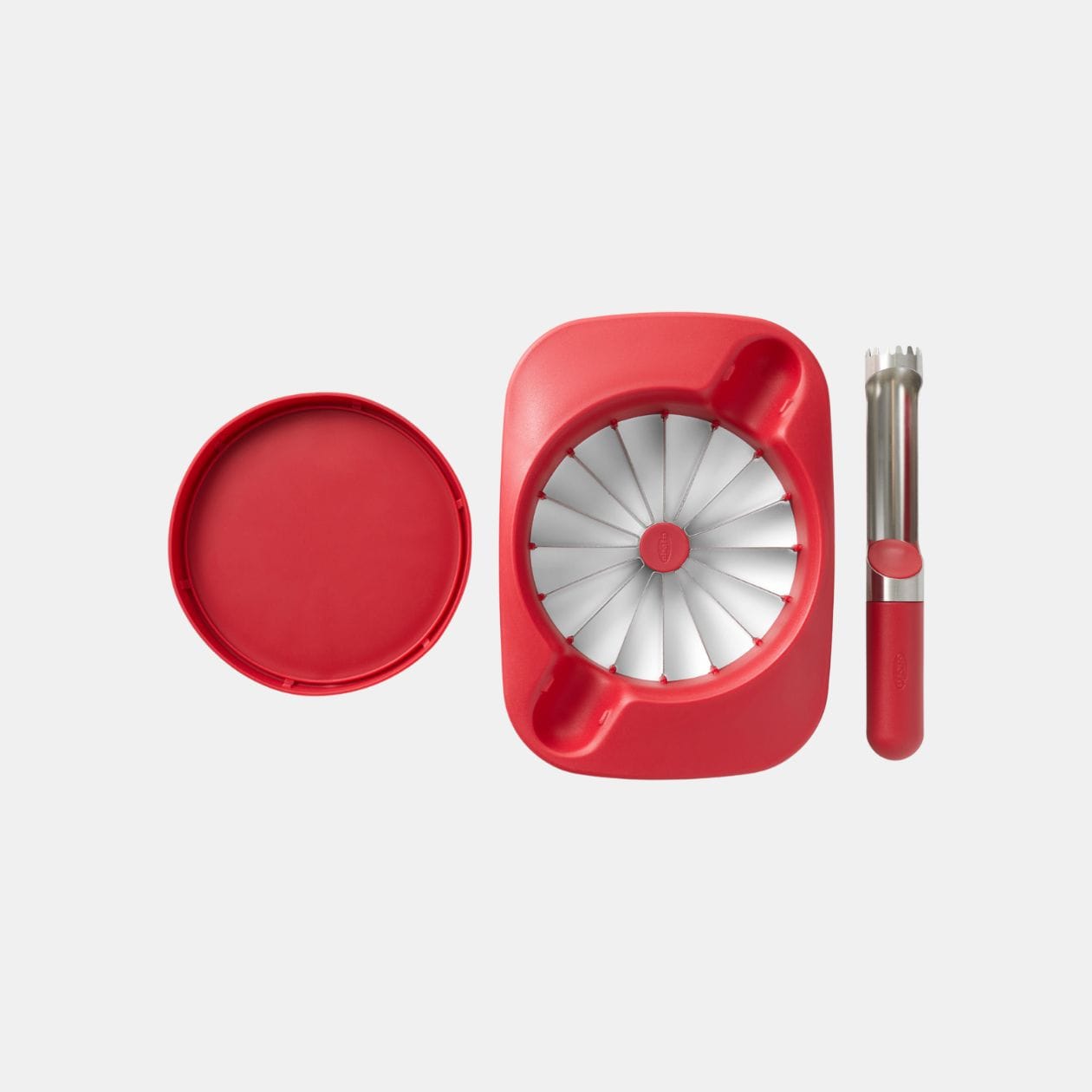 chef-n-16-slice-apple-corer-slicer-affettamele-e-scavezzacore-in-acciaio-a-16-fe image 1