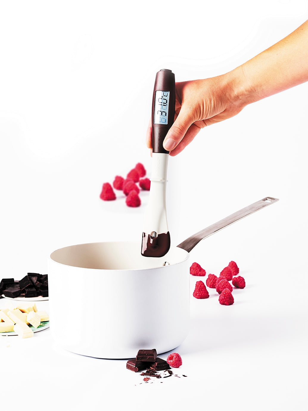 mastrad-m-chocolate-termospatola-2-in-1-spatola-in-silicone-con-sonda-termometro image 2
