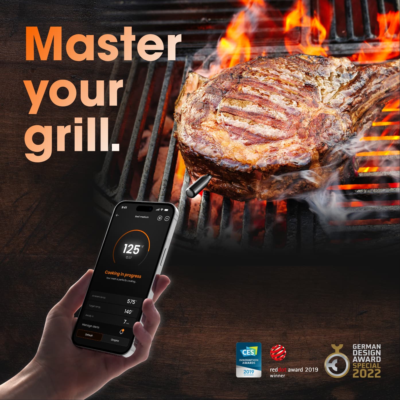 mastrad-meat-it-3-termometro-da-cucina-wireless-per-carne-sonda-bluetooth-con-3- image 3